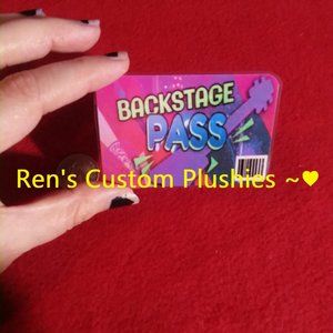 Custom Handmade Laminate Anime Manga Videogame Cosplay Fnaf card!